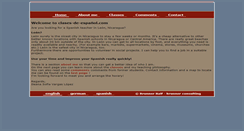 Desktop Screenshot of clases-de-espanol.com