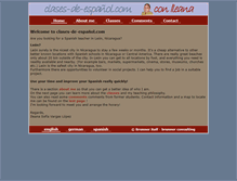 Tablet Screenshot of clases-de-espanol.com